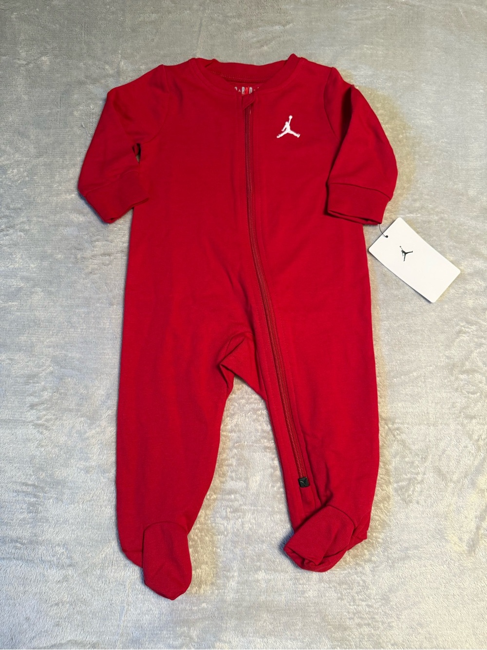 NWT Jordan Baby 6M Red Footed Sleeper